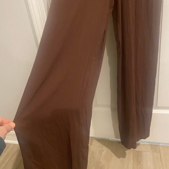 Audrey Parks brown jumpsuit. New with tags. Size small. - Picture 3 of 12